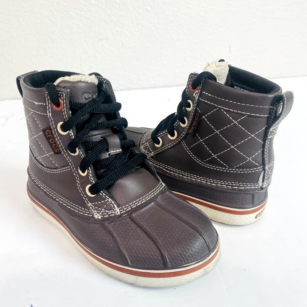 Crocs Allcast Waterproof Duck Boots Size 11
